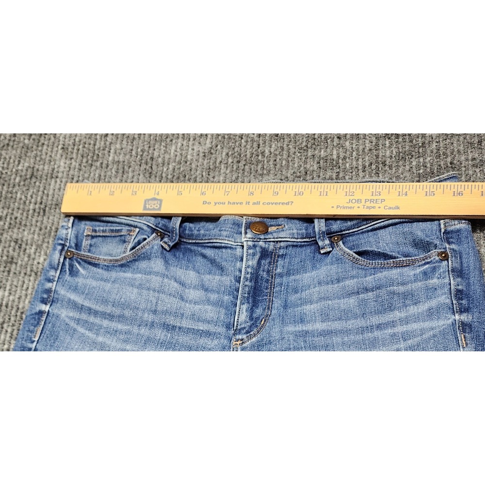 Ann Taylor Loft Modern Cuffed Crop Jeans Womens 29/8 Medium Wash Blue Denim - Picture 3 of 8